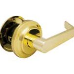 LSDA Grade 2 Exit Lever Providence Ul 2-3/4" Bright Brass L130 3 2-3/4UL Asa