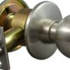 LSDA Grade 1 Entry Knob Ball 2-3/4" Stainless Steel Schlage C For 2-1/4" Door LH1000B32D2-1/4DOOR