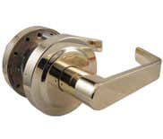 LSDA Grade 2 Passage Lever Madison Less Latch Bright Brass 310MA3LL