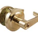 LSDA Grade 2 Privacy Lever Madison Less Latch Bright Brass 320MA3LL