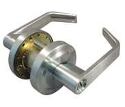 LSDA Grade 2 Privacy Lever Madison Less Latch Satin Chrome 320MA26D Ll