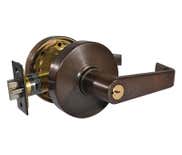 LSDA Grade 1 Storeroom Lever Lexington Dark Bronze Schlage C 5400LE10BE