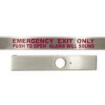 107075 LSDA Exit Alarm Kit 36" Lc Stainless Steel PD9000AK32D36