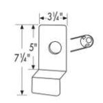FALCON 19 Series Night Latch Trim Right Hand Reverse Aluminum 920NL SP28RHR