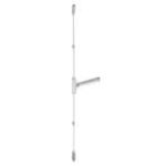 FALCON SURFACE VERTICAL ROD EXIT DEVICE LEFT HAND REVERSE FIELD REVERSIBLE STAINLESS STEEL 3'x7' 25V EO US32D 3LHR