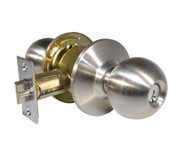 LSDA Grade 2 Entry Knob Ball 2-3/8" Stainless Steel Schlage C 100B32D2-3/8SCH C074DL