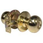 181707 LSDA Grade 2 Entry Knob Plymouth 2-3/8" Bright Brass Schlage C 100P3 2-3/8SCH C074DL