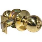 181711 LSDA Grade 2 Privacy Knob Ball 2-3/8" Bright Brass 120B3 2-3/8 074SL
