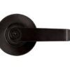 MARKS Lever With Rose Trim Storeroom For M9900 Schlage C Matte Black M195F19