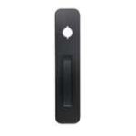 LSDA Exit Trim Pull Plate Storeroom Less Cylinder Matte Black PDT47 19