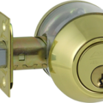Deadbolt - Single Cylinder, Adjustable Backset, Schlage C Keyway, Grade 2, 605/US3 Bright Brass