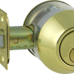Deadbolt - Double Cylinder, Adjustable Backset, Schlage C Keyway, Grade 2, 605/US3 Bright Brass