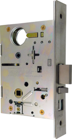 Mortise Case Only Universal Function UNR, No Deadbolt, Works with A&AT Office, D Storeroom, N Passage, NX Exit and R Classroom Functions, 626/US26D Satin Chrome