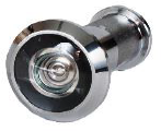 UL Door Viewer 200 Degree, 625/US26 Bright Chrome