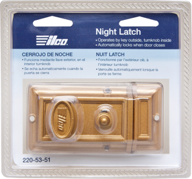 Night Latch Bronze Visual