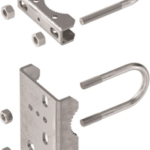 Galvanized Bracket to Mount Samson to 3in Post x 1-5/8in Gate Galvanized Bracket to Mount Samson to 3in Post x 1-5/8in Gate