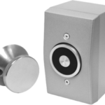 Magnetic Door Holder, Surface-Mount with Backbox, 12/24V AC/DC or 120VAC, Cast Aluminum, Adjustable Armature Plate, 33lbs Magnetic Door Holder, Surface-Mount with Backbox, 12/24V AC/DC or 120VAC, Cast Aluminum, Adjustable Armature Plate, 33lbs