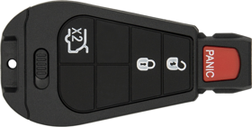 Chrysler 4 Button Replacement Pod Key Chrysler 4 Button Replacement Pod Key