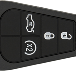 Chrysler 5 Button Replacement Pod Key