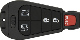 Chrysler 5 Button Replacement Pod Key Chrysler 5 Button Replacement Pod Key