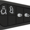Chrysler 5 Button Replacement Pod Key Chrysler 5 Button Replacement Pod Key