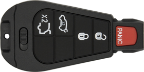 Chrysler 5 Button Replacement Pod Key Chrysler 5 Button Replacement Pod Key