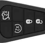 Chrysler 5 Button Replacement Pod Key Chrysler 5 Button Replacement Pod Key