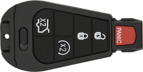 Chrysler 5 Button Replacement Pod Key Chrysler 5 Button Replacement Pod Key