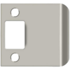 2in x 2-1/4in Extended Full Lip Strike, 630/US32D Stainless Steel