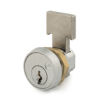 T Bolt Drawer Lock Pin Tumbler, National D4292/ NA12 Keyway, Keyed Different, 3/4in Barrel Diameter, Grade 1, 626/US26D Satin Chrome T Bolt Drawer Lock Pin Tumbler, National D4292/ NA12 Keyway, Keyed Different, 3/4in Barrel Diameter, Grade 1, 626/US26D Satin Chrome