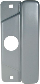 Electric Strike Latch Protector 3-1/2in x 8in, with Cylinder Hole, SL Silver Coated Electric Strike Latch Protector 3-1/2in x 8in, with Cylinder Hole, SL Silver Coated