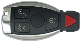 Mercedes Benz 4 Button Replacement Pod Key