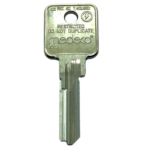 X4 Key Blank, DGV Keyway, 6-Pin Small Bow