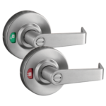 Privacy Indicator Sierra Lever Grade 1, Includes 2-3/8in, 2-3/4in Backset and 1-3/8in Door Spacer, 626/US26D Satin Chrome