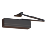 351 Series Surface Door Closer, CPS Heavy Duty Parallel Arm with Compression Stop, ADA Cast Iron Heavy Duty Powerglide Series, Adjustable Spring Size 1-6, TB Thru-Bolts, UL Listed for Fire Rated Doors, All Weather Fluid, Grade 1, 695/EB Sprayed Dark Bronze