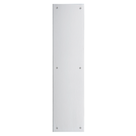 Push Plate 4in x 16in, 630/US32D Satin Stainless Steel