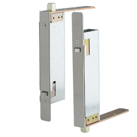 Pair Auto Flushbolts Wood Door, 630/US32D Satin Stainless Steel