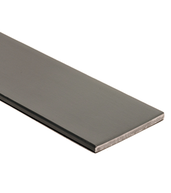 Solid Metal Astragal, 2in W x 1/8in H, Anodized Aluminum