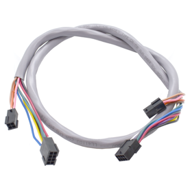 38in Wire Harness with Molex Connector on One End, Crimped Pins on Other with Attachable Molex, for Wood Doors