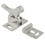 Elbow Catch and Strike Packaged Individually with Mounting Screws, 626/US26D Satin Chrome