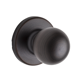Polo Passage Knob, 6-Way Adjustable Latch 2-3/8in-2-3/4in Backset, Grade 3, 716/US11P Venetian Bronze