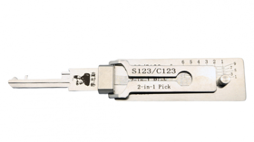 2-in-1 Pick/Decoder for Schlage S123/C123 2-in-1 Pick/Decoder for Schlage S123/C123