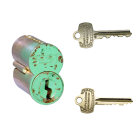 KIT - SFIC Green Construction Core with 1 Control Key, and 2 Operating Keys