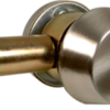 Gate Lock Double Cylinder, Marks C Keyway, 6 Pin, 2-3/4in Backset, 630/US32D Stainless Steel