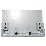 Mounting Bracket for 2672 Door Coordinator, Requires 2 Each, Double Stepped, 628/US28 Satin Aluminum