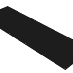 .050 Kick Plate 10in x 34in, Countersunk Holes, 622/US19 Matte Black .050 Kick Plate 10in x 34in, Countersunk Holes, 622/US19 Matte Black