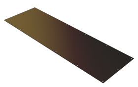 .050 Kick Plate 10 x 34, 613/US10B Oil Rubbed Bronze .050 Kick Plate 10 x 34, 613/US10B Oil Rubbed Bronze