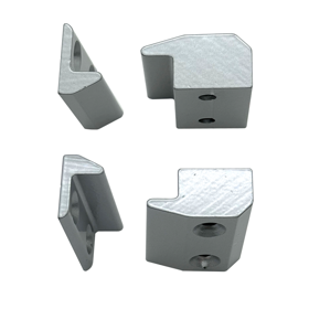 Aluminum Mullion Stabilizers (Set Of 2), 628/US28 Anodized Aluminum