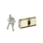 Double Keyed Papaiz Replacement Oval Cylinder, 5 Pin, 5 Keyed Alike, PO Polished Brass