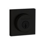 Halifax Square Single Cylinder Deadbolt KW1 SmartKey, 6-Way Adjustable Latch 2-3/8in-2-3/4in Backset, (STRKP) Includes Round Corner Full Lip and 1-18in x 2-3/4in Radius and Square Strikes, Grade 2, 622/514 Matte Black Halifax Square Single Cylinder Deadbolt KW1 SmartKey, 6-Way Adjustable Latch 2-3/8in-2-3/4in Backset, (STRKP) Includes Round Corner Full Lip and 1-18in x 2-3/4in Radius and Square Strikes, Grade 2, 622/514 Matte Black